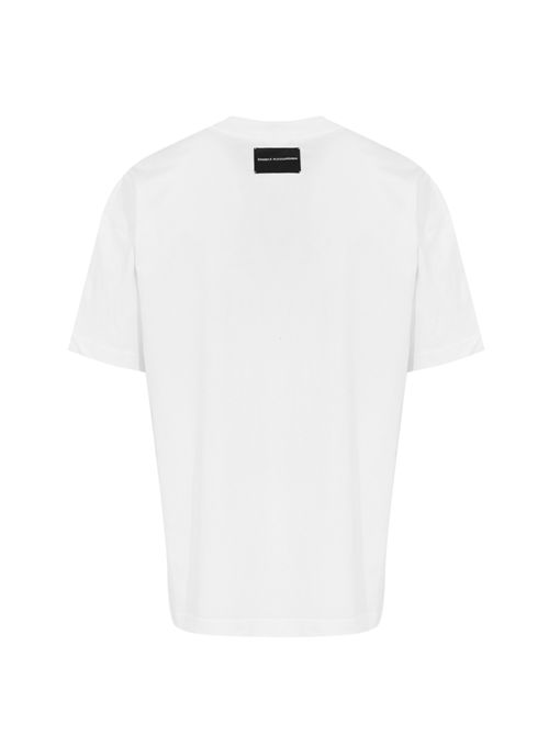 T-shirt over in cotone Bianco DANIELE ALESSANDRINI | DUTC0033 JC04901000